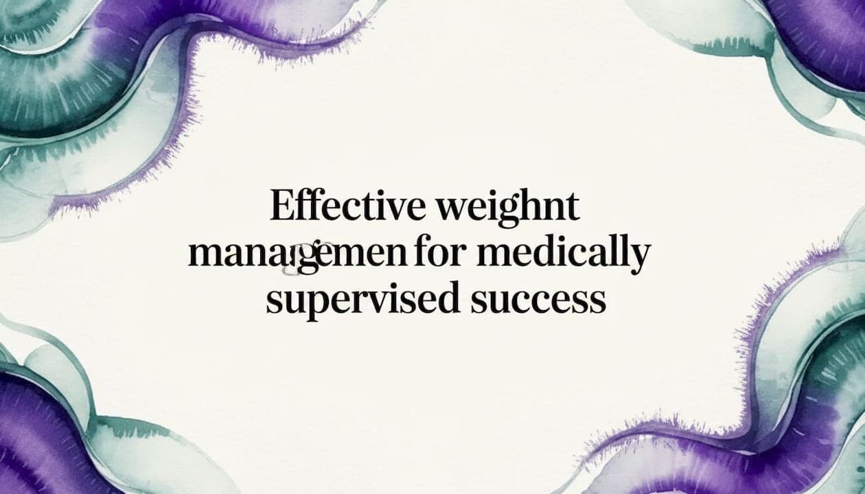 Effective weight management strategies for medically supervised success