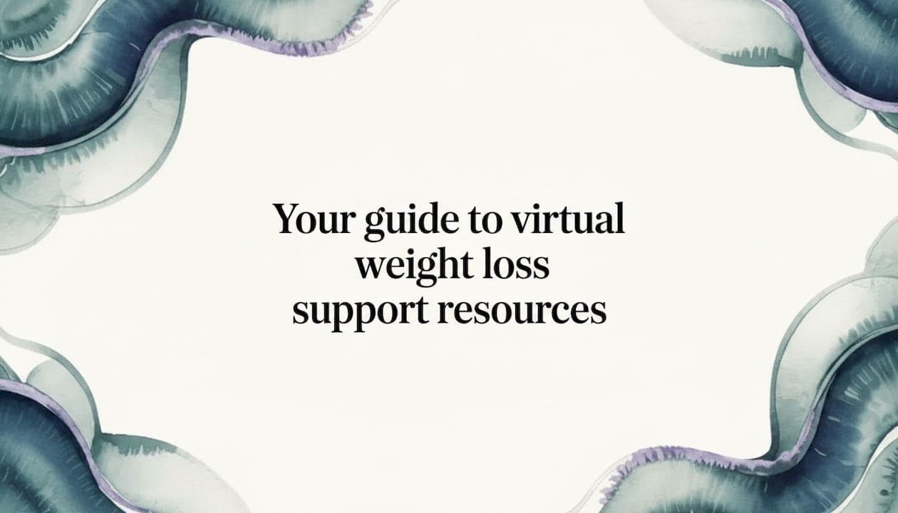 Your guide to virtual weight loss support resources