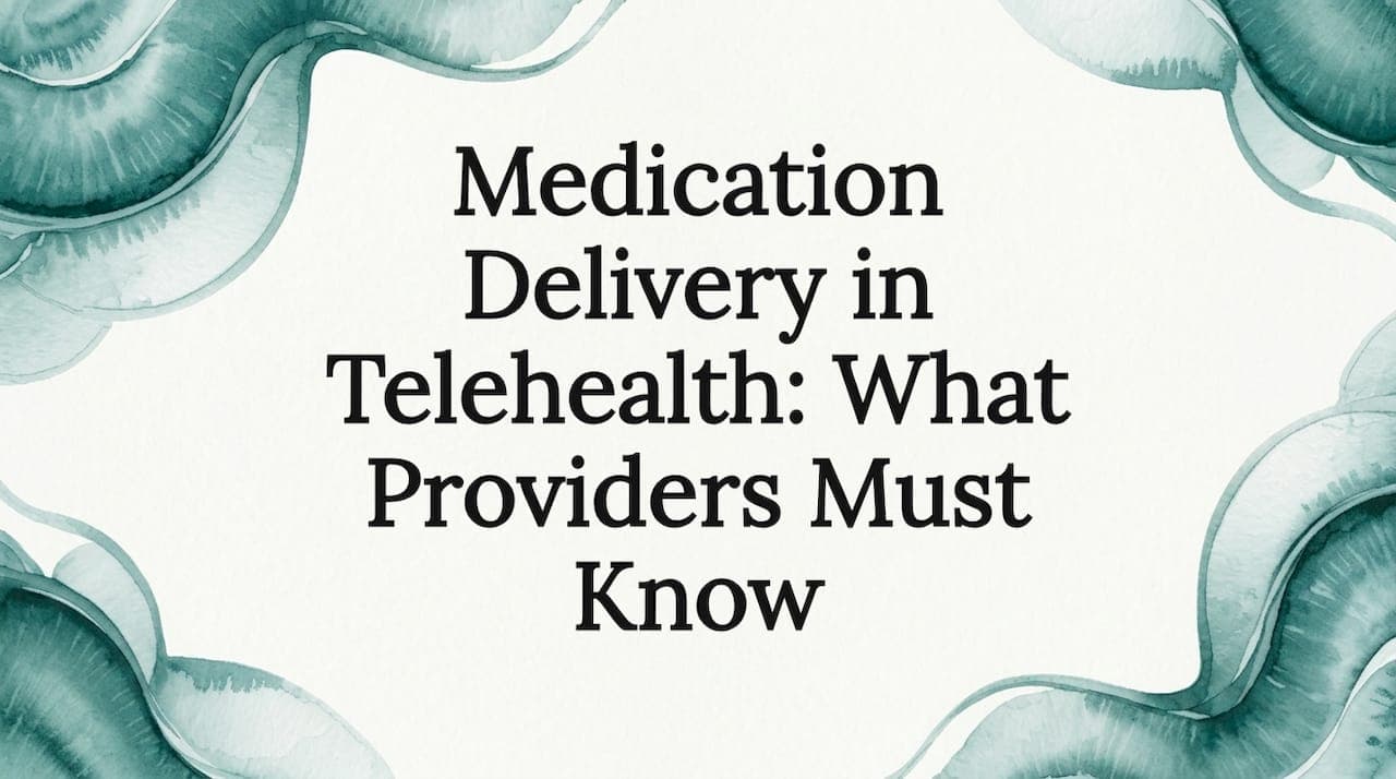 Medication Delivery in Telehealth: What Providers Must Know