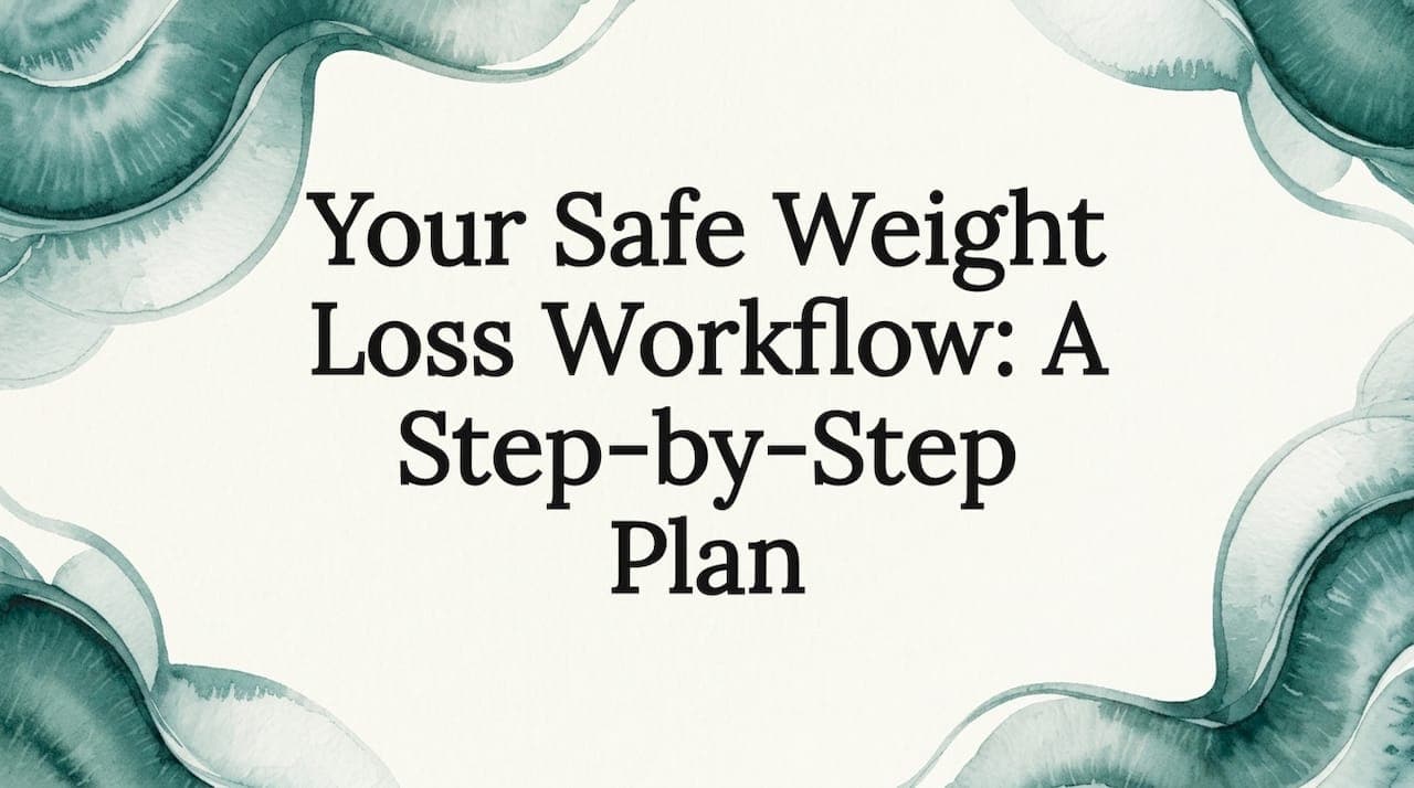 Your Safe Weight Loss Workflow: A Step-by-Step Plan